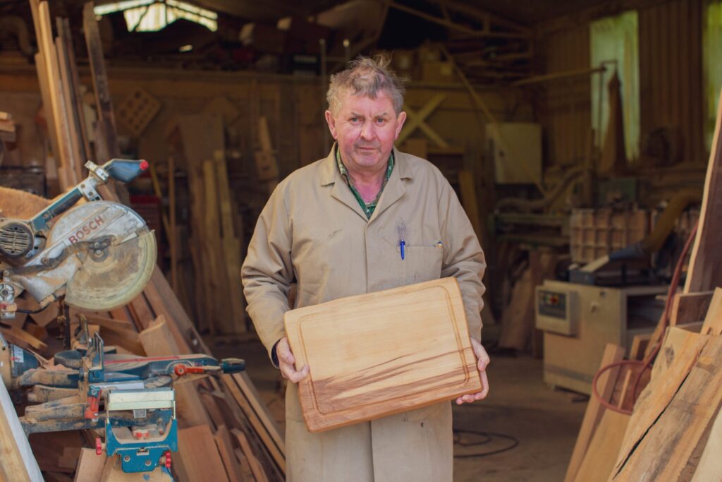 Local craftsmanship, local timber, local business