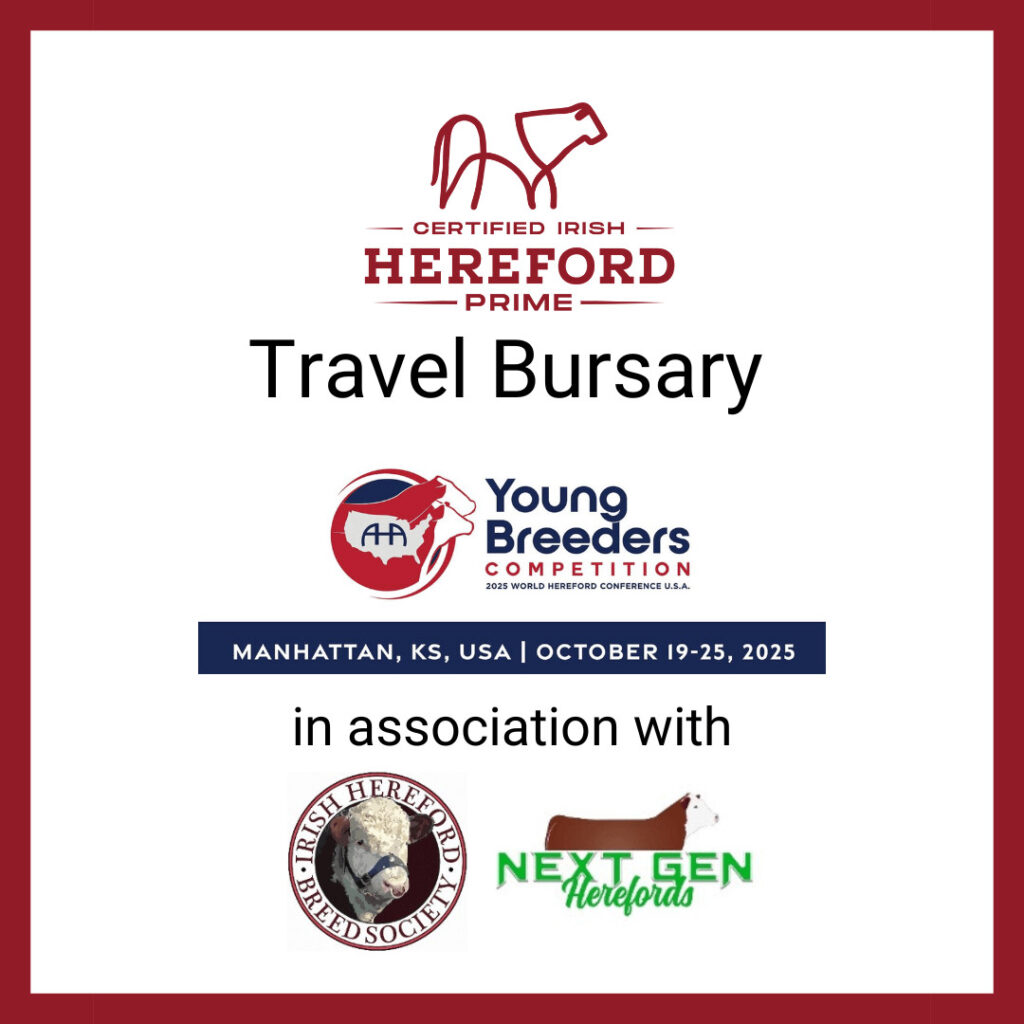 The winners of the Irish Hereford Prime Travel Bursary 2024