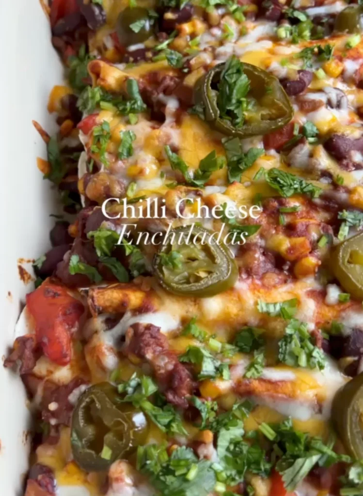 Cheesy Chilli Enchiladas