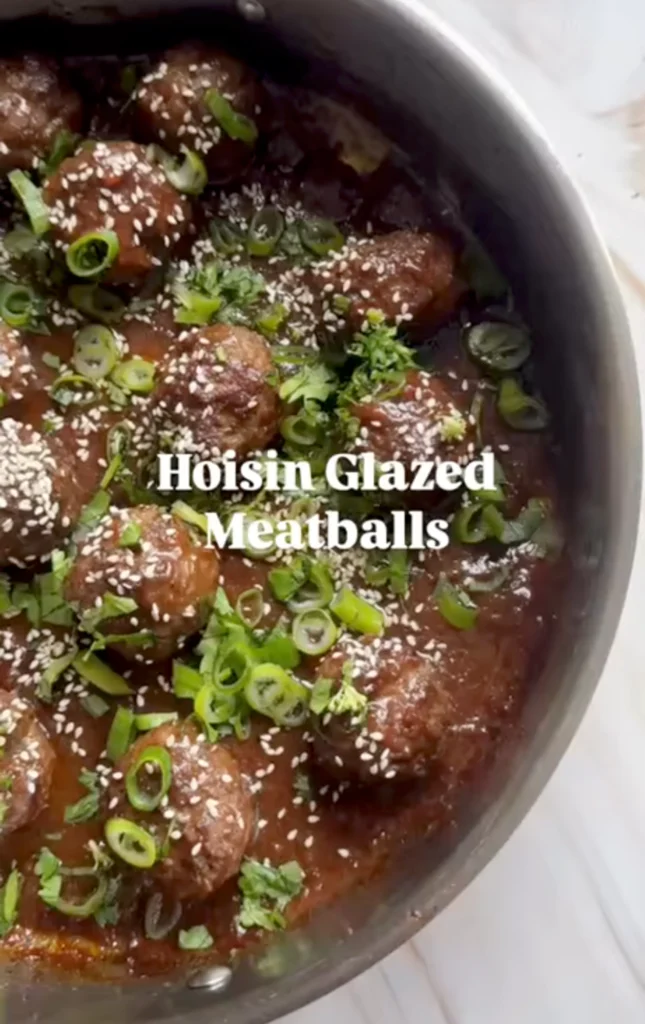 Hoisin Glazed Meatballs
